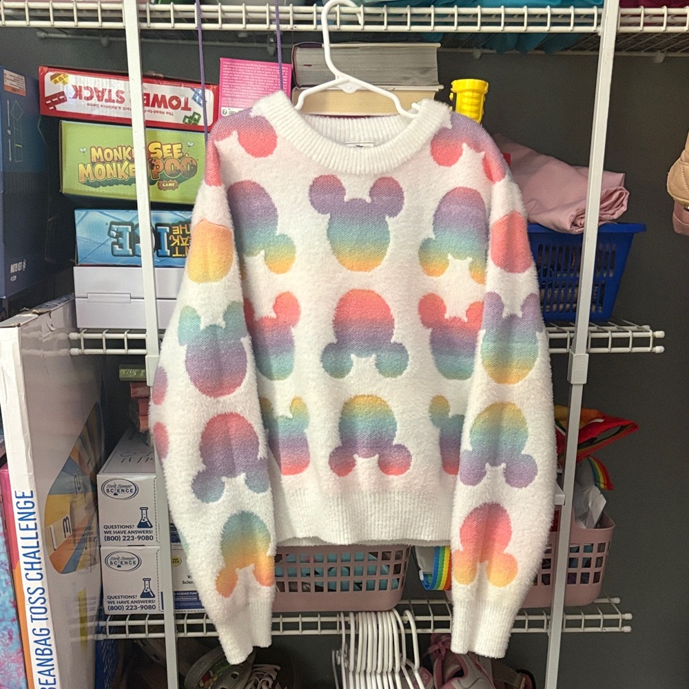 Disney Pastel Mickey Mouse Sweater